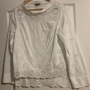 J Crew Eyelet Shirt